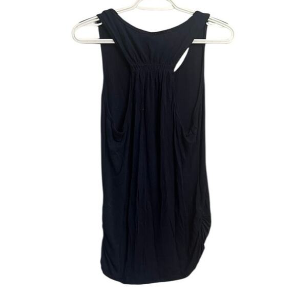 Free Kisses Navy Ruched Racerback Tank XL - Picture 8 of 9